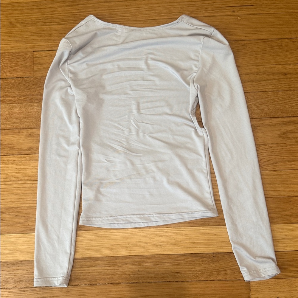 Women’s Long Sleeve Backless Top